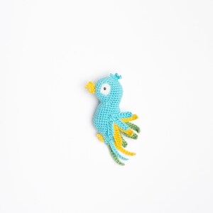 Crochet PATTERN amigurumi parrot brooch jewelry Pdf pattern in English image 10