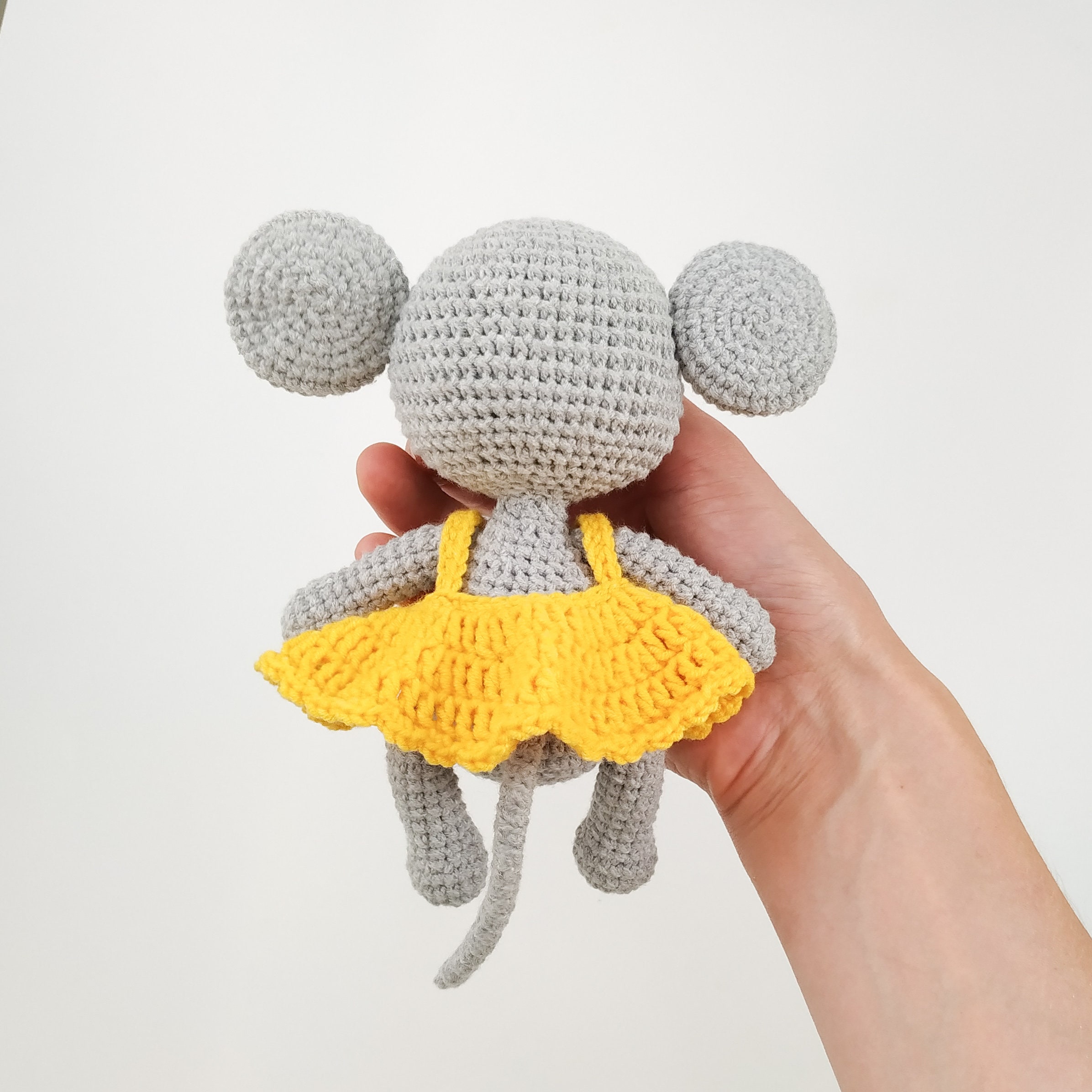 Mouse Toy Crochet PATTERN in English Amigurumi Toy Stuffed Etsy