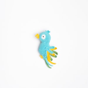 Crochet PATTERN amigurumi parrot brooch jewelry Pdf pattern in English image 7