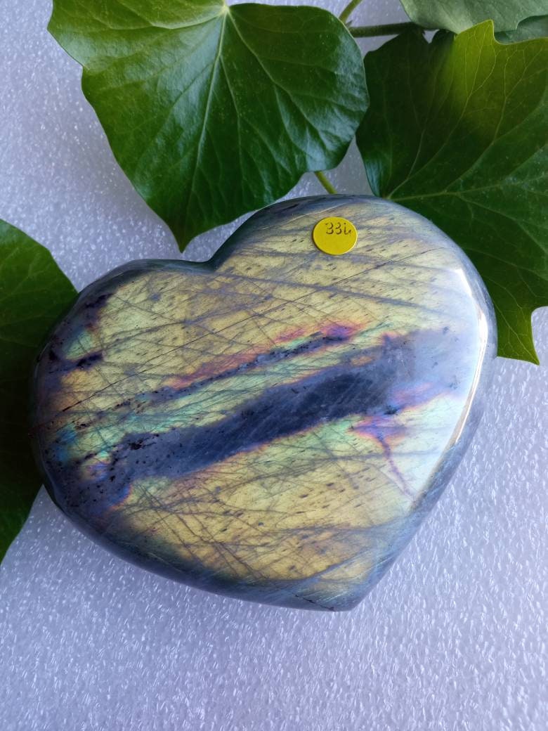 Coeur Labradorite Gm 332Gr