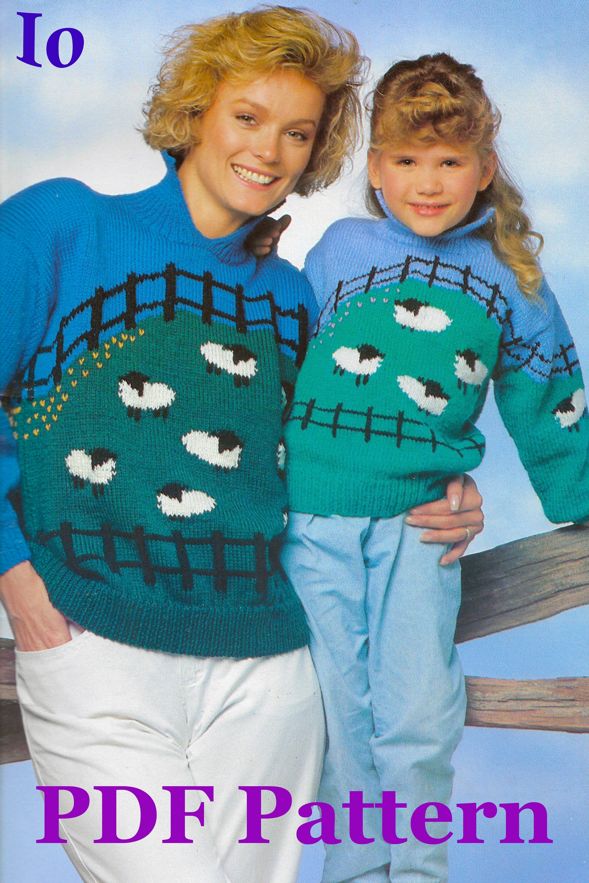 Counting Sheep Sweater Knitting Pattern 