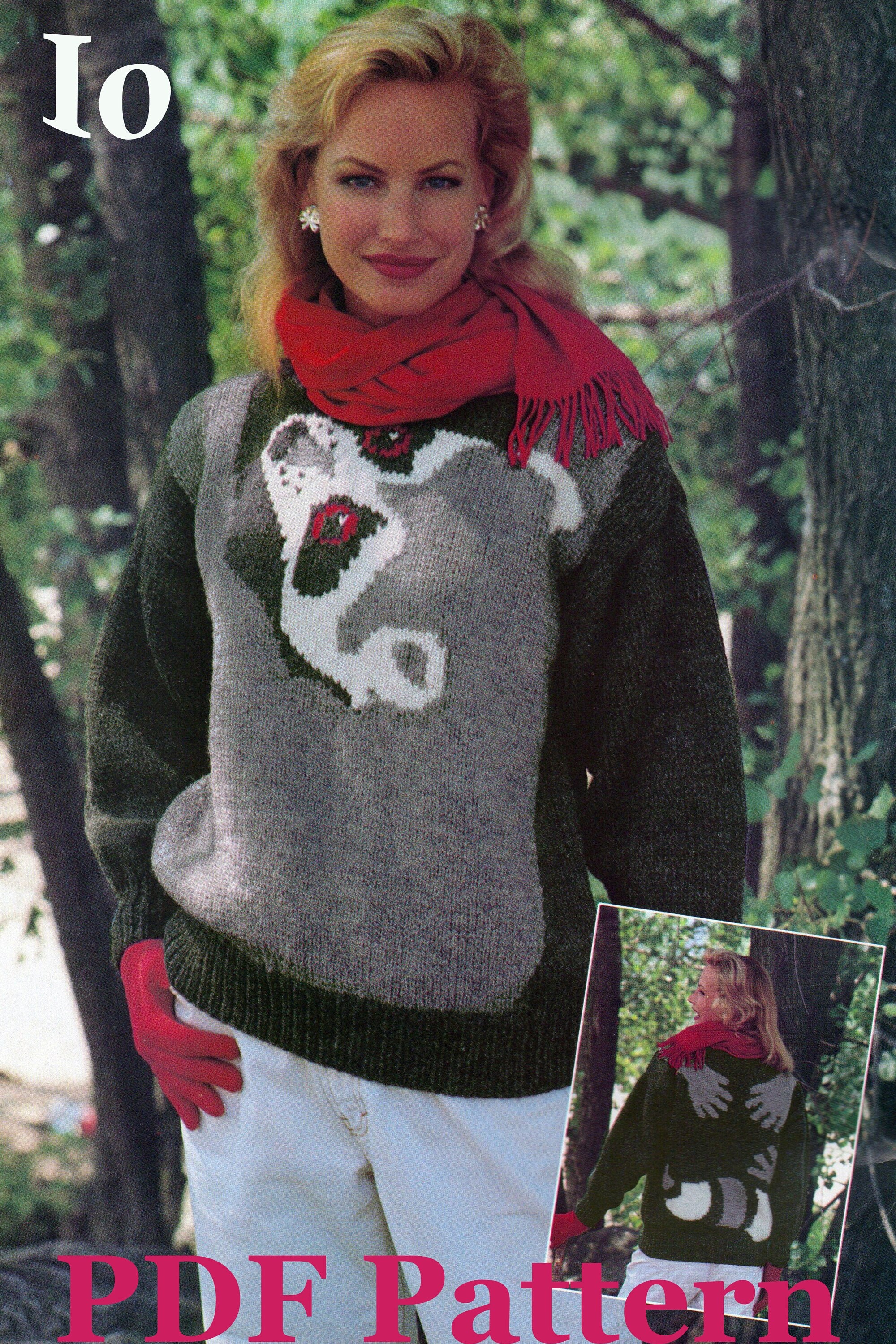 Knit Raccoon Sweater - Etsy