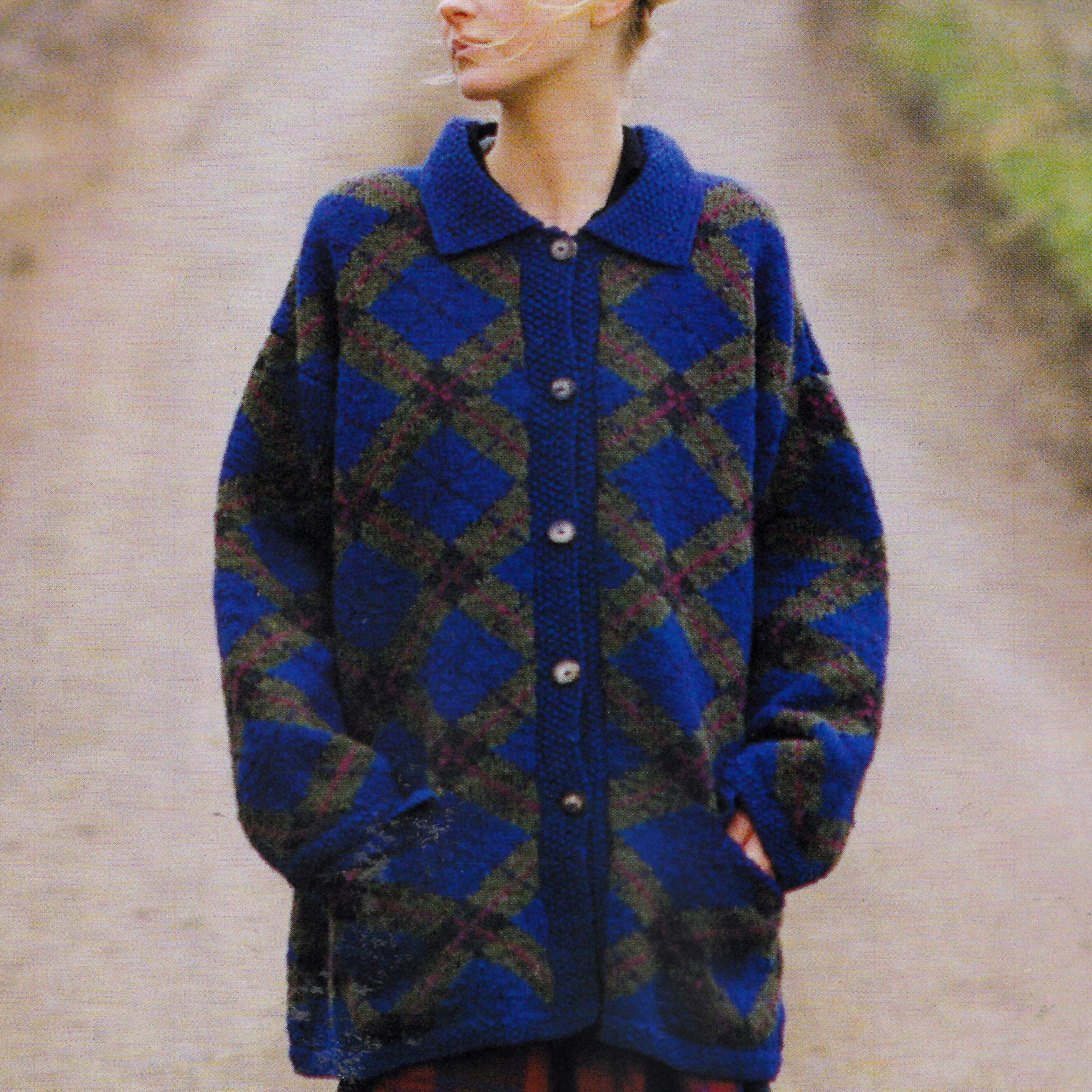Vintage Sweater Argyle - Etsy