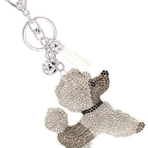 Poodle Keychain