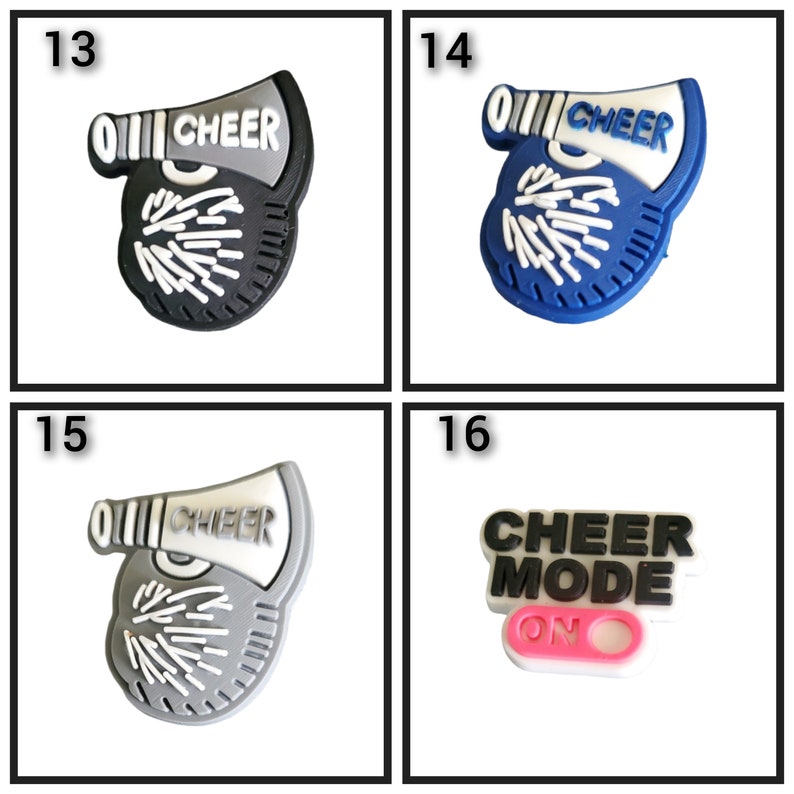 Cheer Croc Charms Cheer Mom Charms Cheer Dad Charms Cheer Etsy