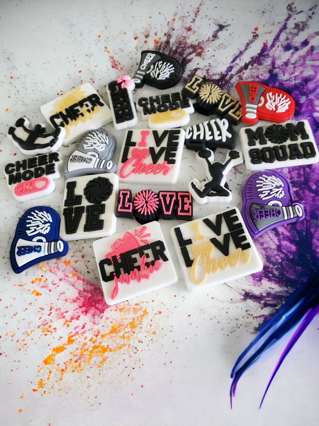 Cheer Croc Charms Cheer Mom Charms Cheer Dad Charms Cheer Etsy