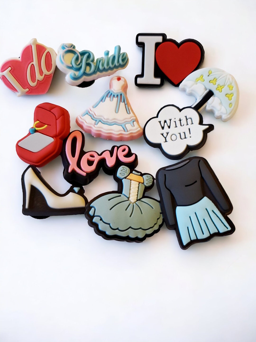 bridesmaid croc charms