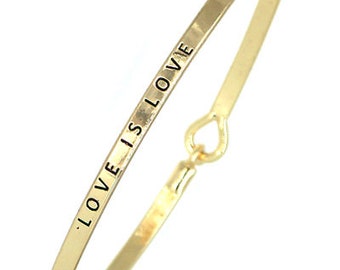 Love is love inspirational bracelets, Motivational bracelets, Positive message jewelry, Encouraging bracelets, Affirmation bracelets