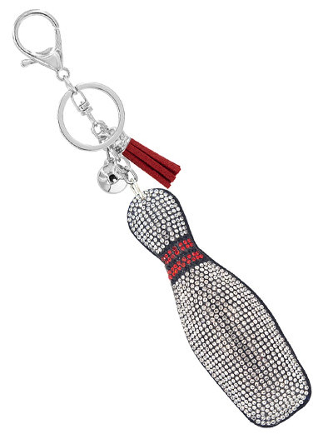 Bowling Pin Keychain, Bowling Ball and Pin Keyring, Bowlingthemed
