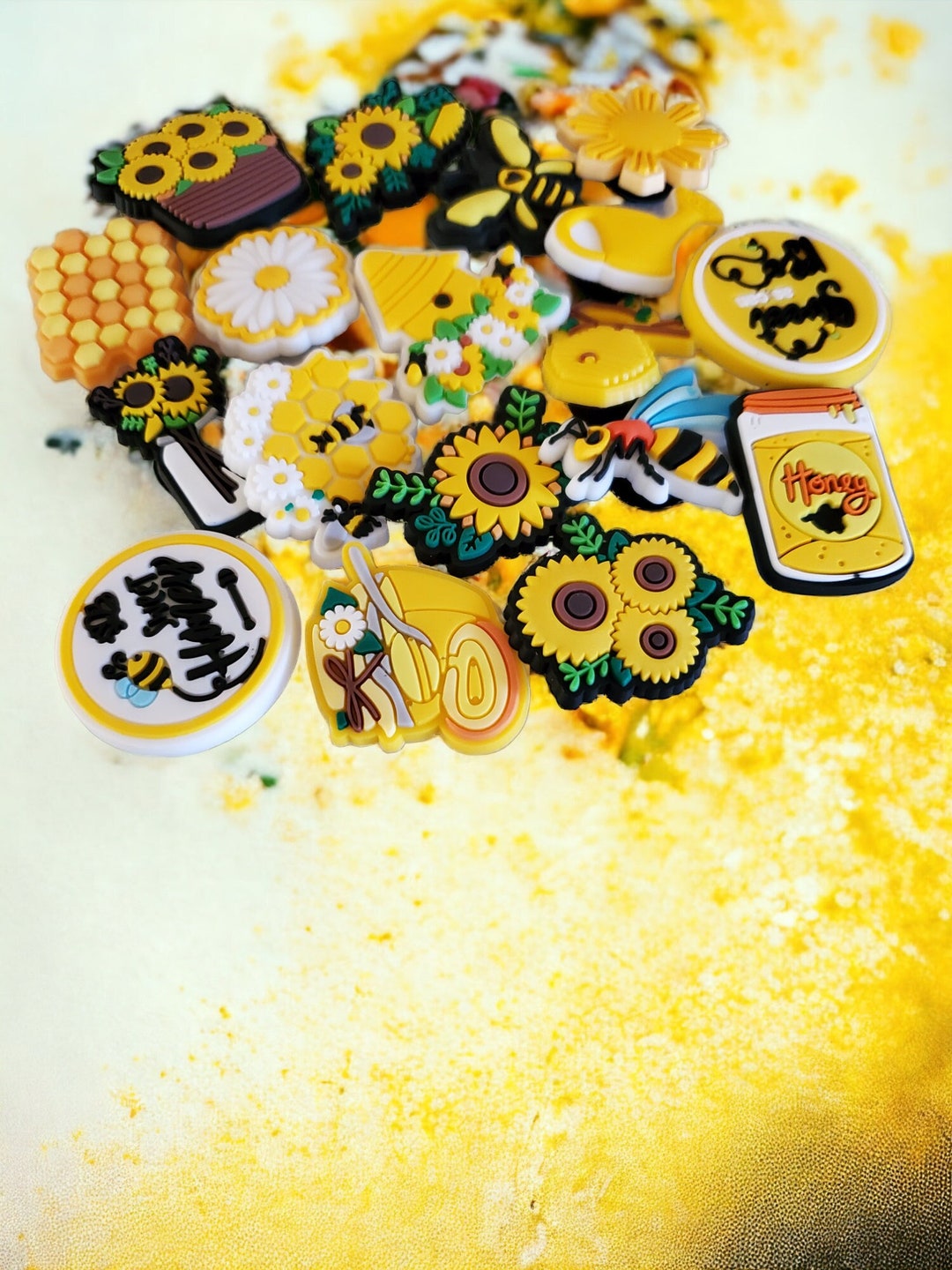 Bee Croc Charms Honey Bee Jibbitz for Crocs Bee Shoe Decor Etsy