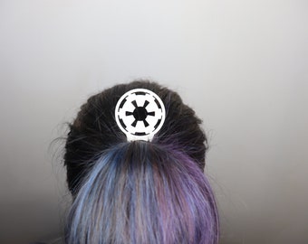 Star wars hair accessory brooch hair empire logo