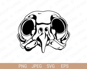 Águila SVG / Cráneo de águila SVG / Cráneo de animal SVG / Cráneo de pájaro SVG / Clip art de águila / PNG, JPG, EPS / Archivos para Cricut