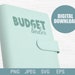 Budget Binder Cover Text Svg | Cash Binder Cover Text Svg | PNG, JPG