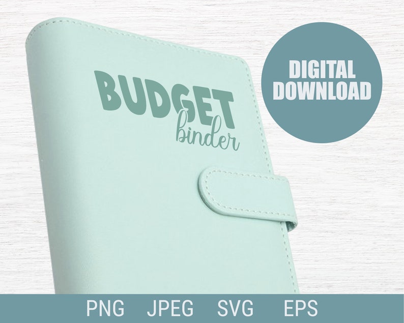 Budget Binder Cover Text Svg | Cash Binder Cover Text Svg | PNG, JPG