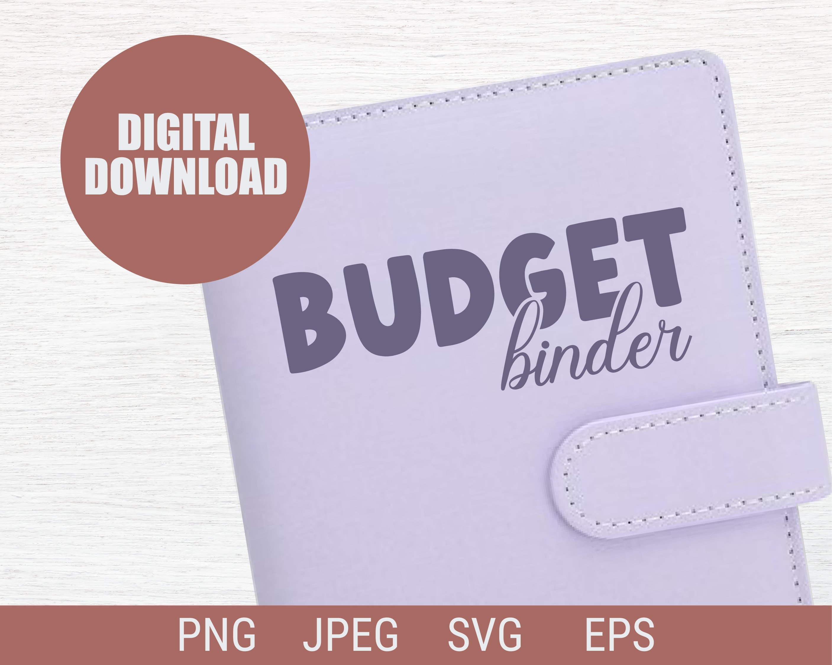 Budget Binder Cover Text Svg | Cash Binder Cover Text Svg | PNG, JPG