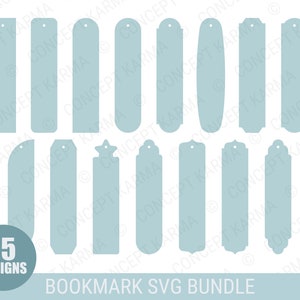 Bookmark svg Bundle / Bookmark Template / Etiquetas de etiqueta de marcador / Bookmark Imprimible / Bookmark Clipart / Bookmark template for cricut