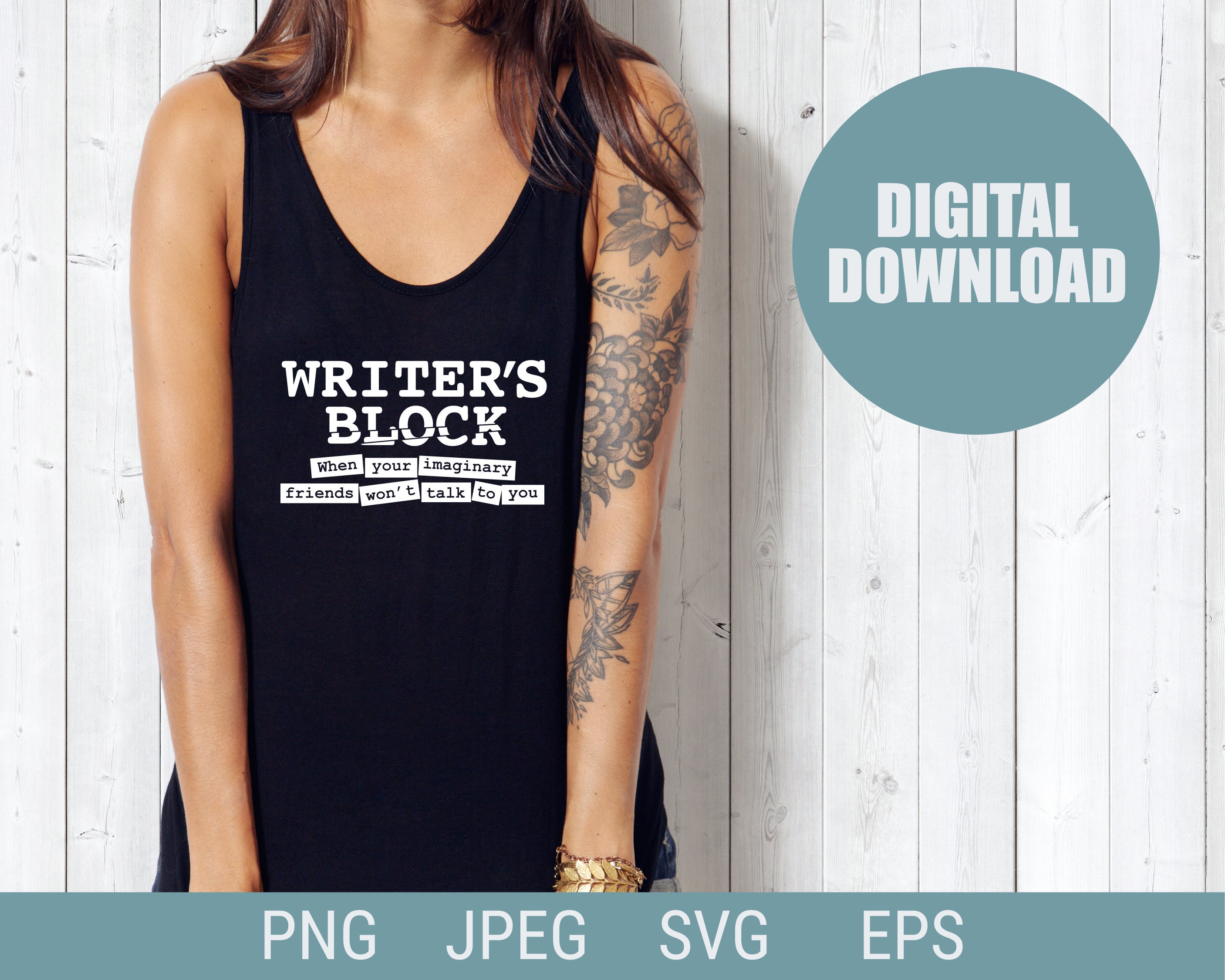 Author Svg Writer Svg Writer's Block Svg Imaginary Friends Svg Book ...