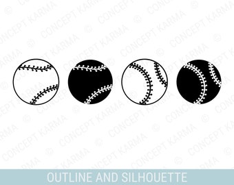 Baseball svg | Baseball stitches | Baseball Clipart | PNG, JPG, EPS | Baseball Cut file for Cricut and Silhouette