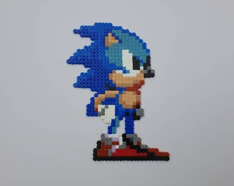 Sonic The Hedgehog Bead Art