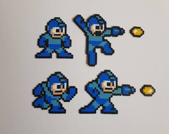 Megaman Bead Art