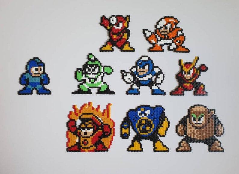 Mega Man 2 Robot Masters Bead Art image 3