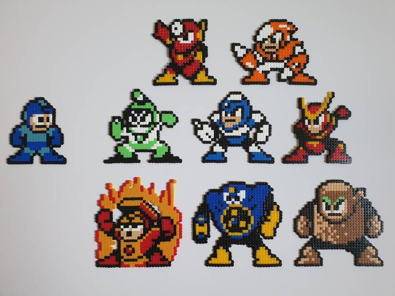 Mega Man 2 Robot Masters Bead Art image 4