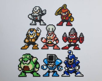 Mega Man 4 Robot Masters Bead Art