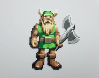 Gillius Thunderhead Golden Axe Pixel Bead Art