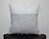 Moroccan Decorative Throw Pillow Cover Cotton, Accent Pillow Couch Sofa, Handwoven on Traditional Looms. PD010