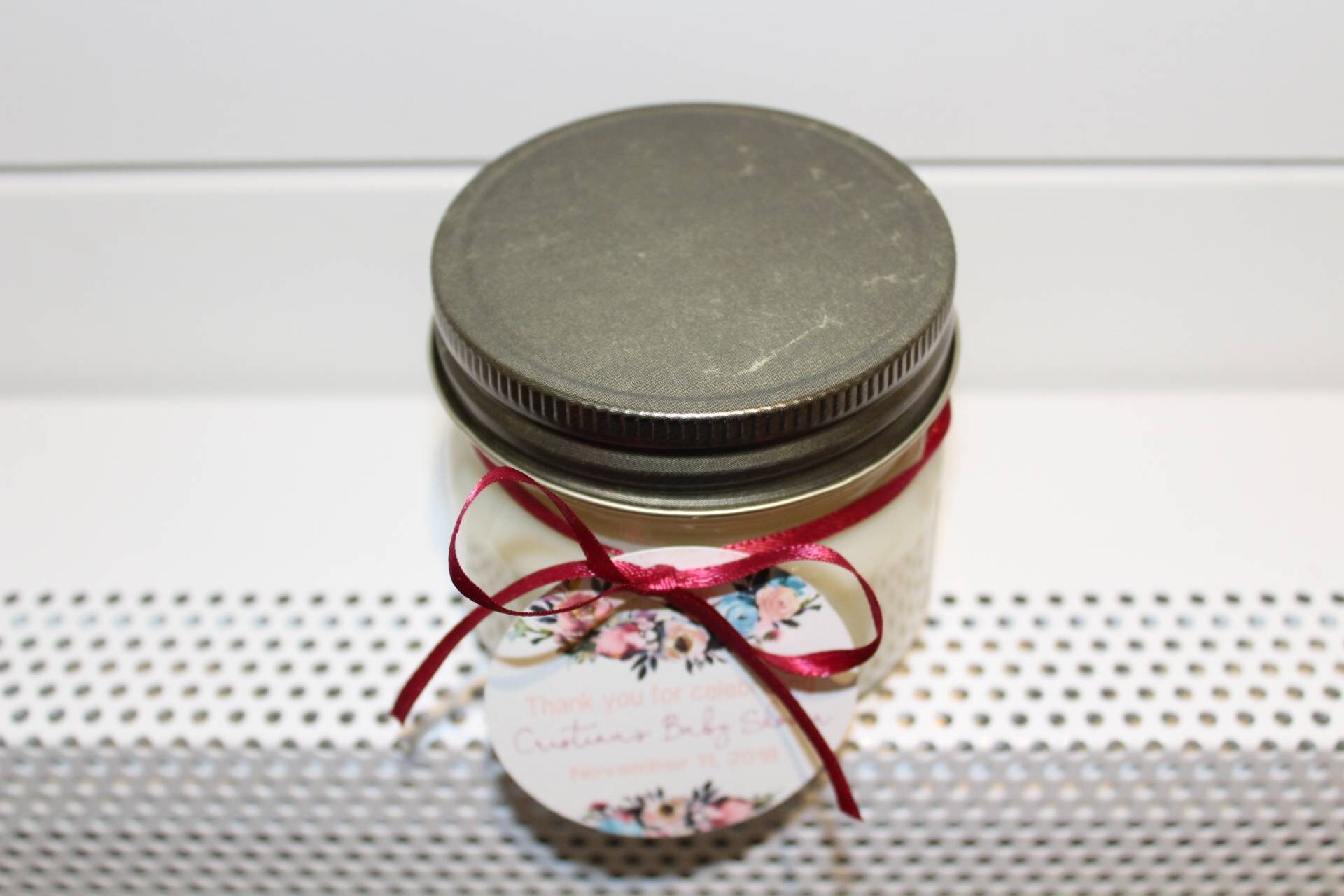Set of 12 4 Oz. Baby Shower Favors // Soy Candles // Baby // Shower ...