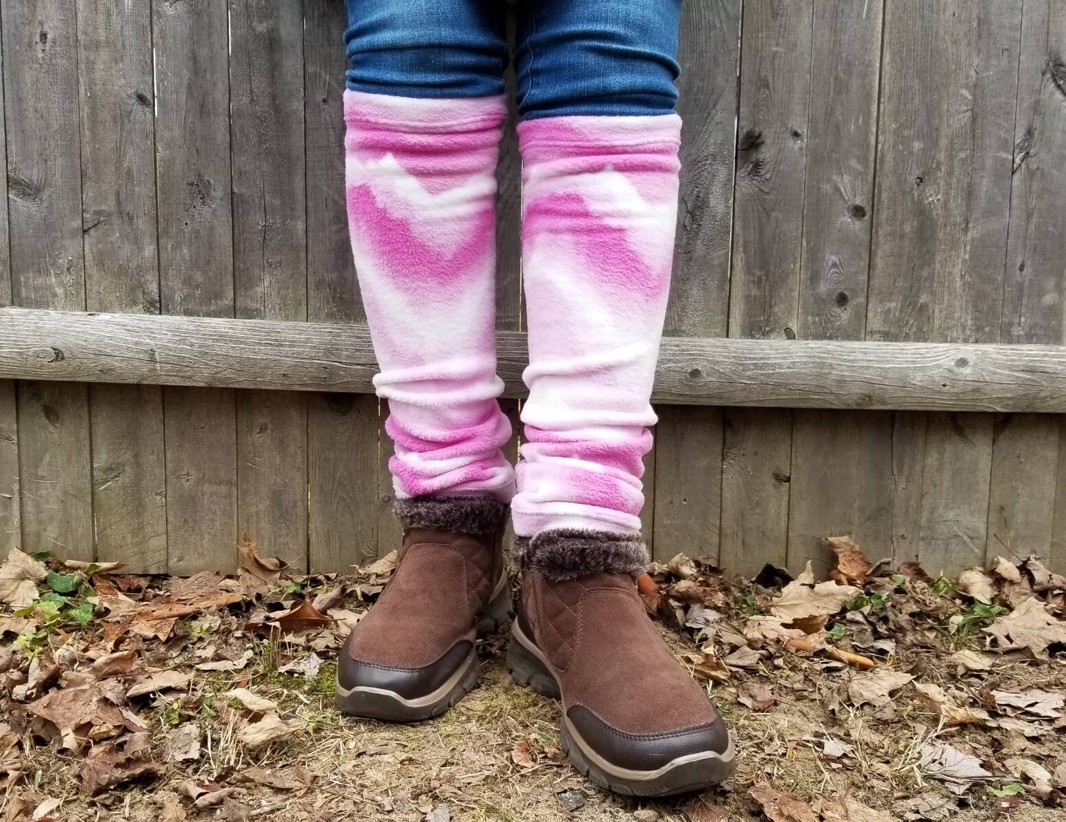 Fleece Leg Warmers Soft Pink Icing Baby Pink Light Pink Etsy