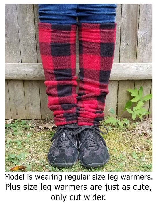 Plus size top leg warmers