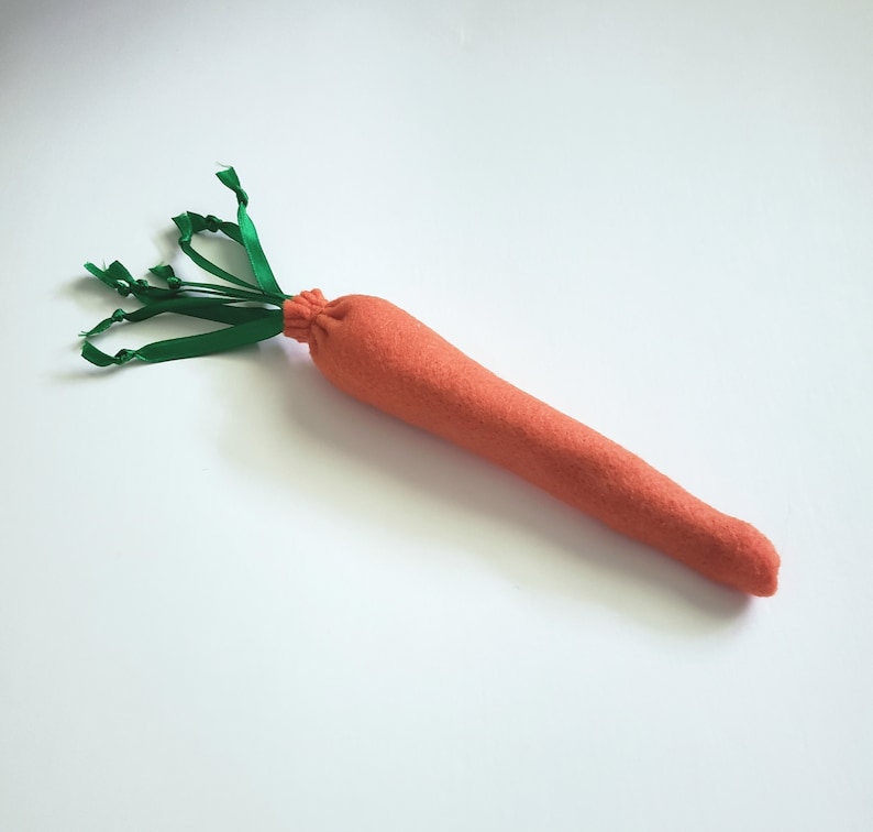 Organic Catnip Carrot Cat Toy Etsy