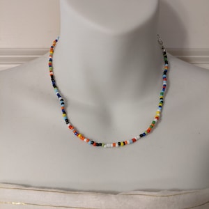 Seed Bead Necklace // Necklace // Choker // Anklet // Multi-Colored Necklace // Boho // Festival Wear // Single Strand //