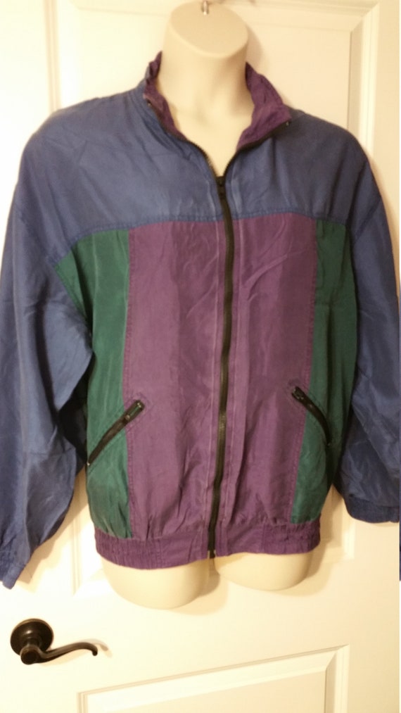 VINTAGE Robert Stock Unisex,100% Silk jacket, - image 10