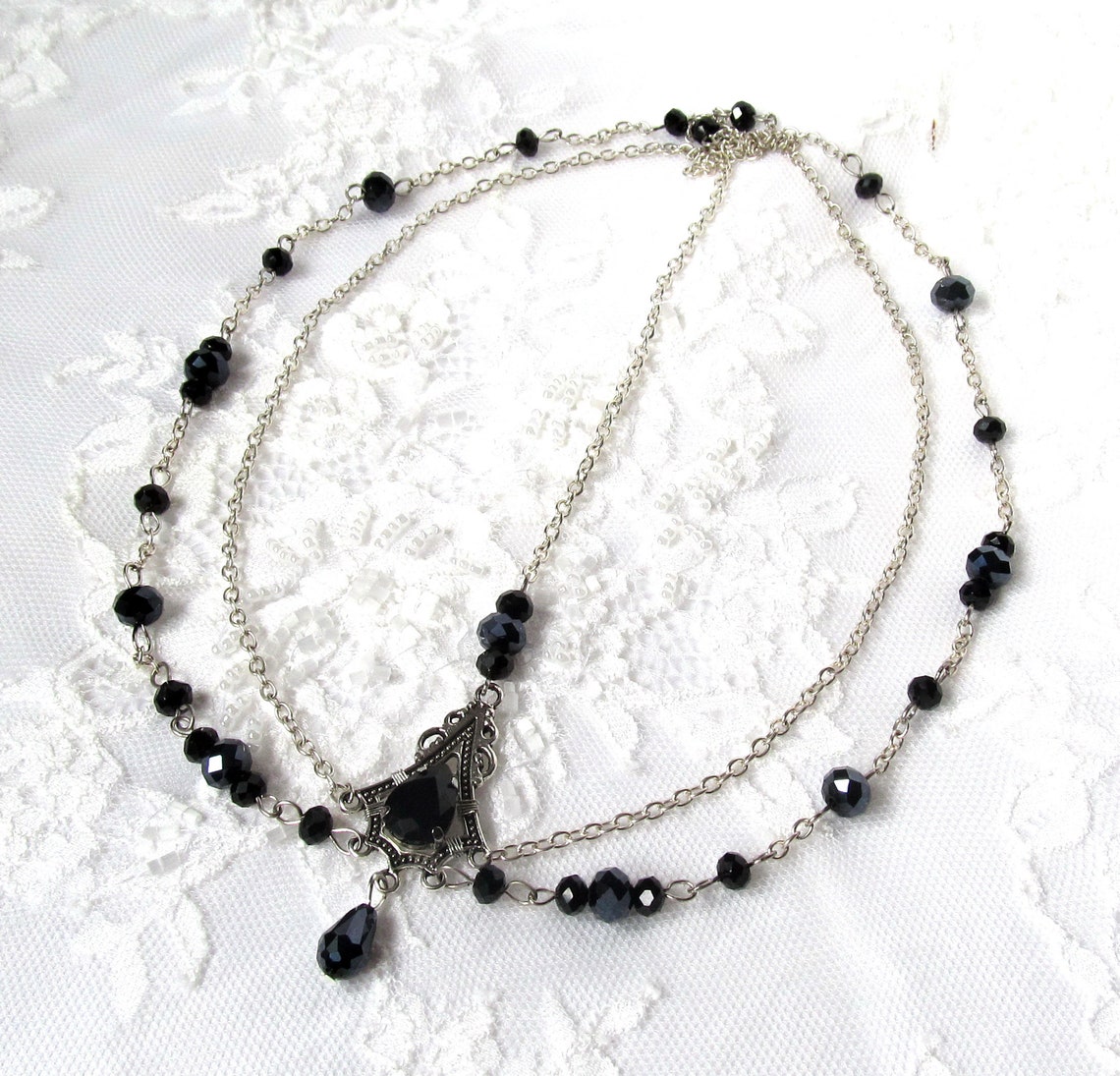 Tikka Headpiece Blue tikka Black tikka Wedding Headband Hair Etsy