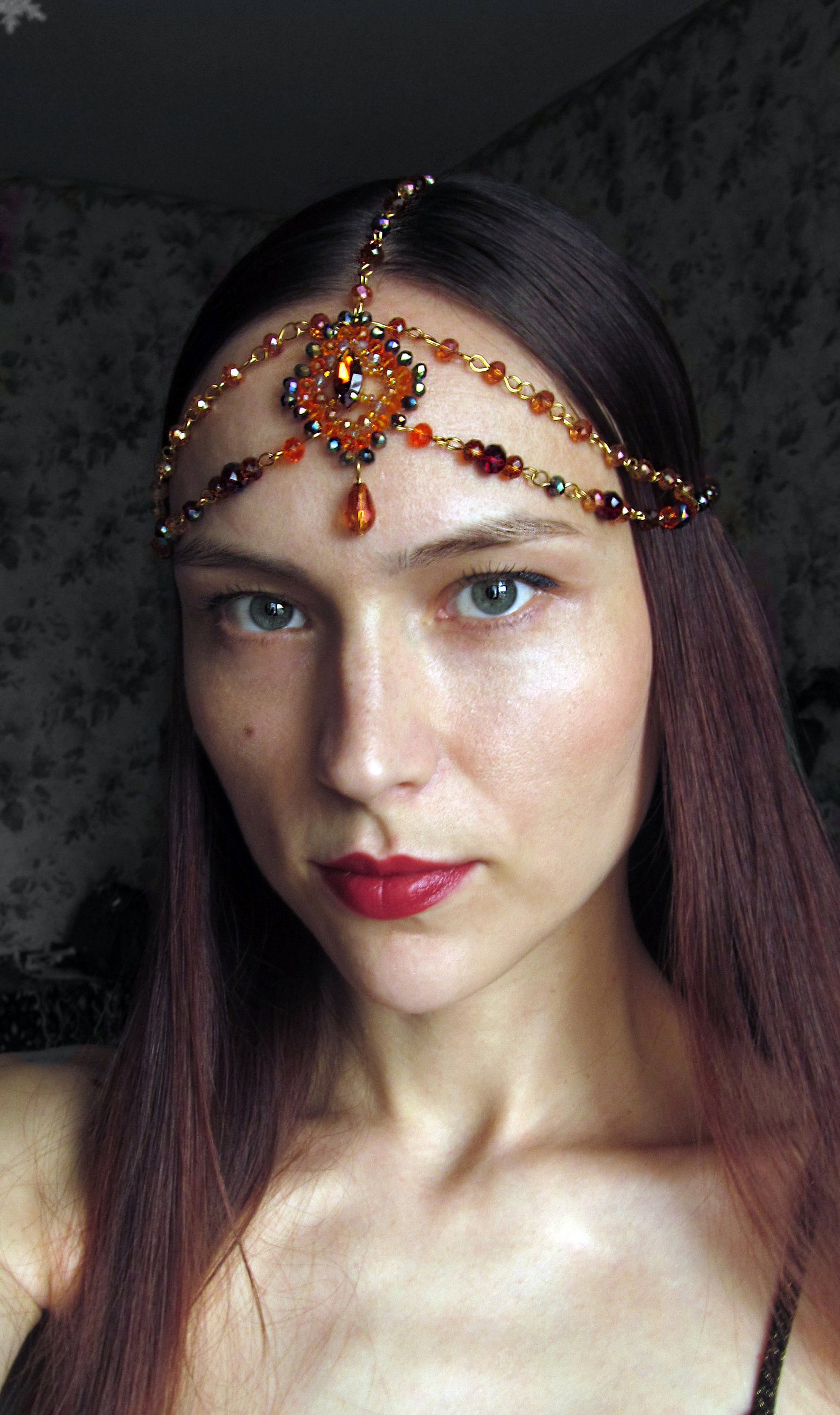 Tikka Headpiece Gold tikka Black Tikka Wedding Headband Hair Etsy