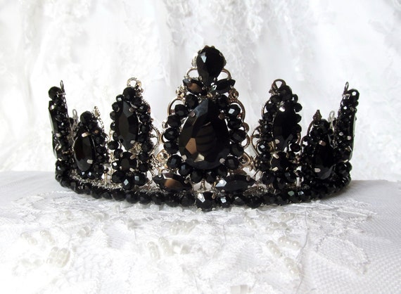 Black crown headpiece Clearance
