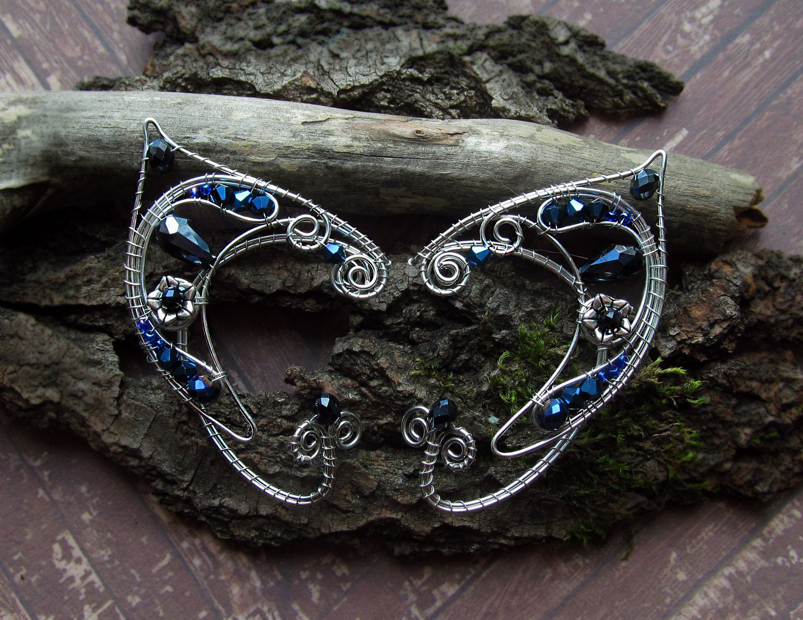 Black Ear Cuff Metal - Etsy