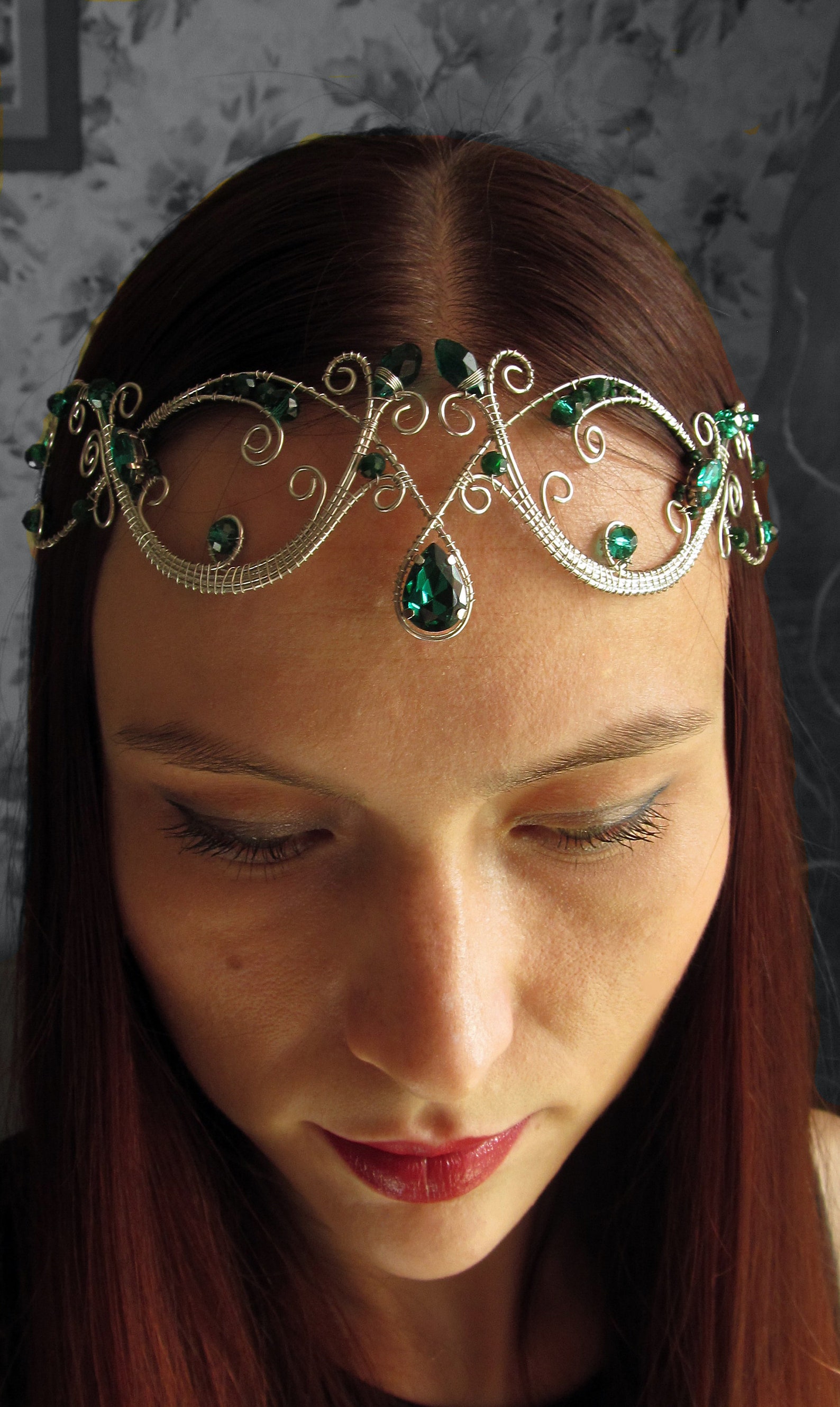 Tiara Elven Tiara Diadem Elvish Tiara Wedding Tiara Elven Etsy