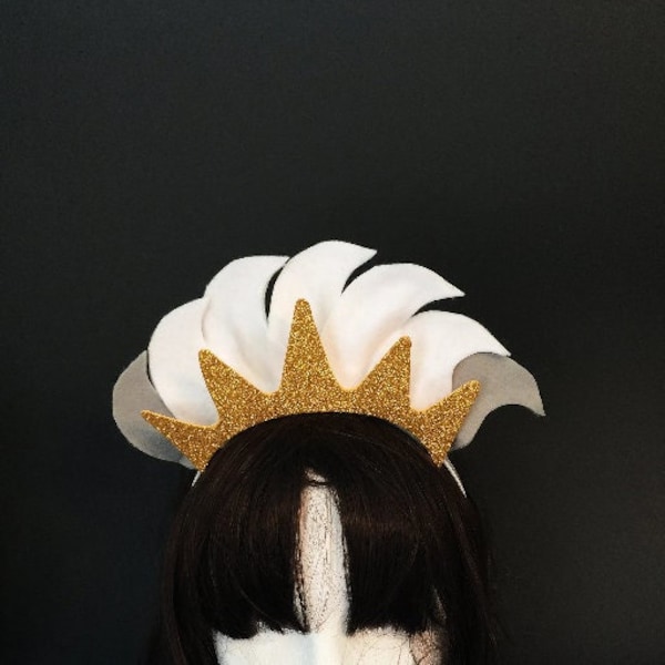 Ursula Headband Hair Costume, Ursula Crown, Ursula Halloween, Ursula Mermaid Costume, Sea Witch Cosplay, Triton Crown,