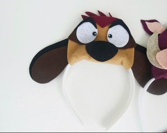 Timon Headband, Sidekick Headband, Lion Movie Headband, Timon Costume