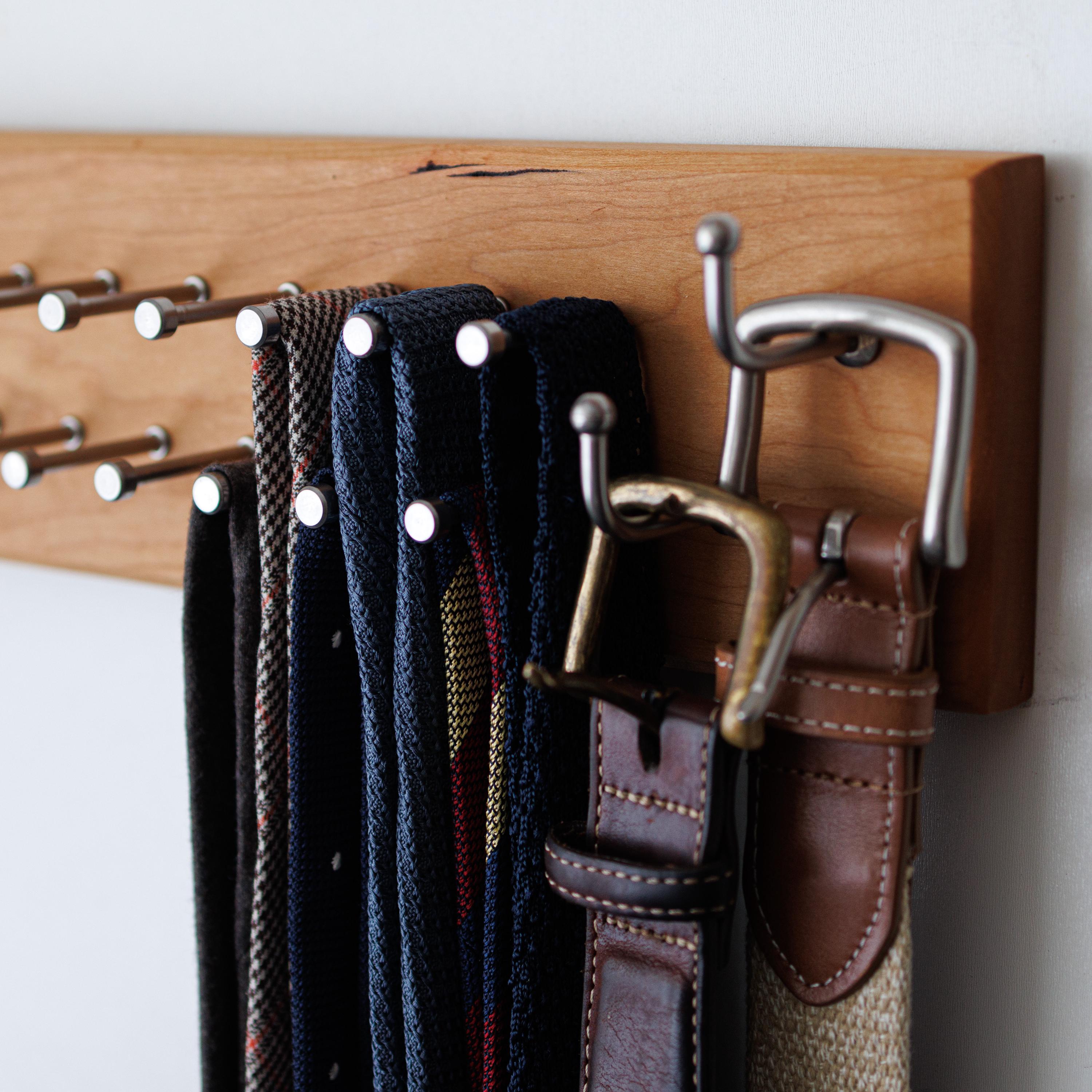 Unique Tie Rack Custom Cherry Tie Rack - Etsy