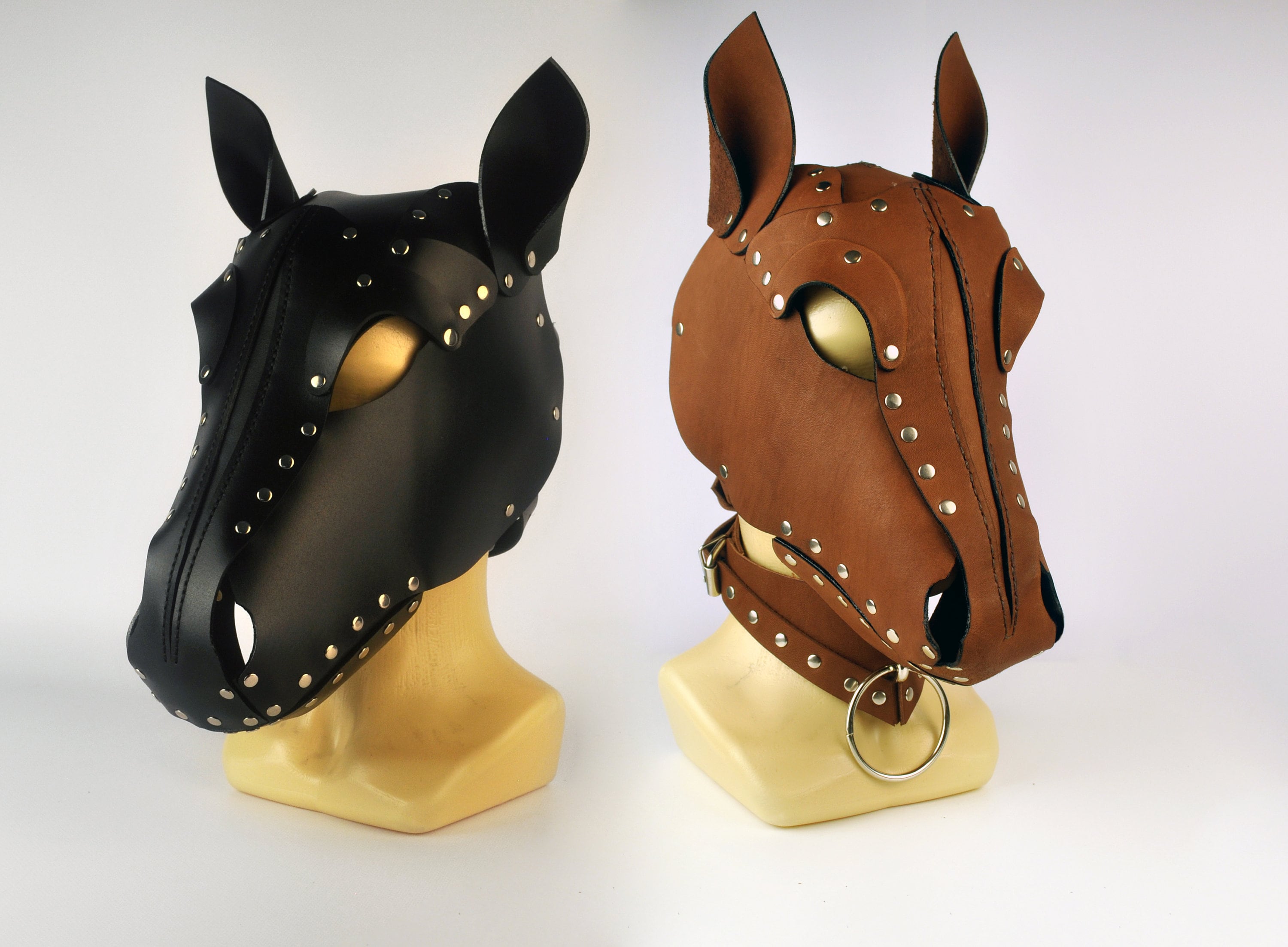 Horse Head Mask Animal Sex Toy Leather petplay Mask Etsy
