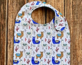 Adult Flannel Bib, Terry Cloth Backing, Special Needs Clothing Protector, Two Sizes, Senior Cover-Up