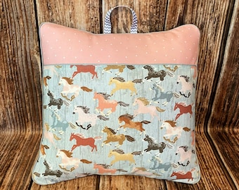 Reading Pillow,  Teen Reading Pillow,  Girl Reading Pillow,  Book Pillow With Pocket,  Pocket Pillow,  Girl Reading Gift,  Girl Horse Gift