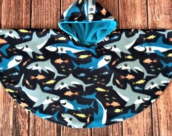 shark poncho