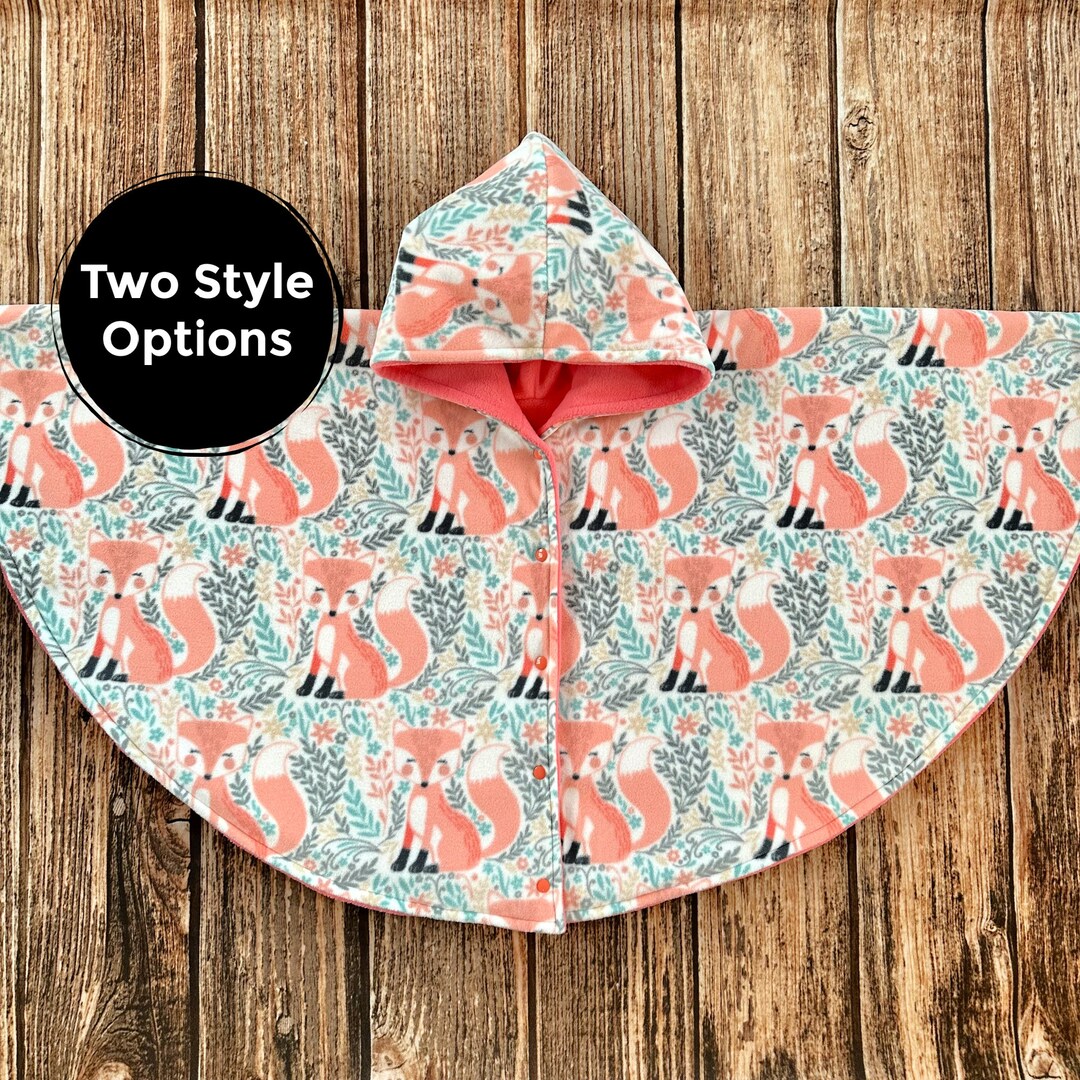 Car Seat Poncho Girl Fleece Car Seat Poncho Toddler Poncho Poncho for