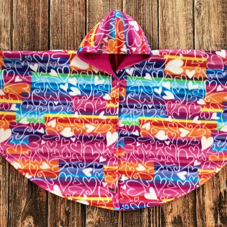 Car Seat Poncho Girl Fleece Car Seat Poncho Toddler Hooded Etsy
