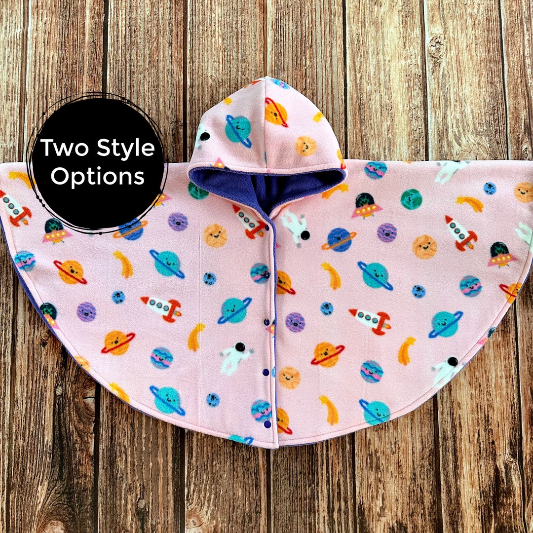 Car Seat Poncho Girl Fleece Car Seat Poncho Toddler Hooded Etsy